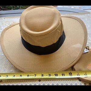 Sun Folding Hat ‘Pocket Hat’ w/Clip On Storage Bag